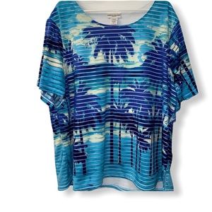Rebecca Malone palm tree blouse